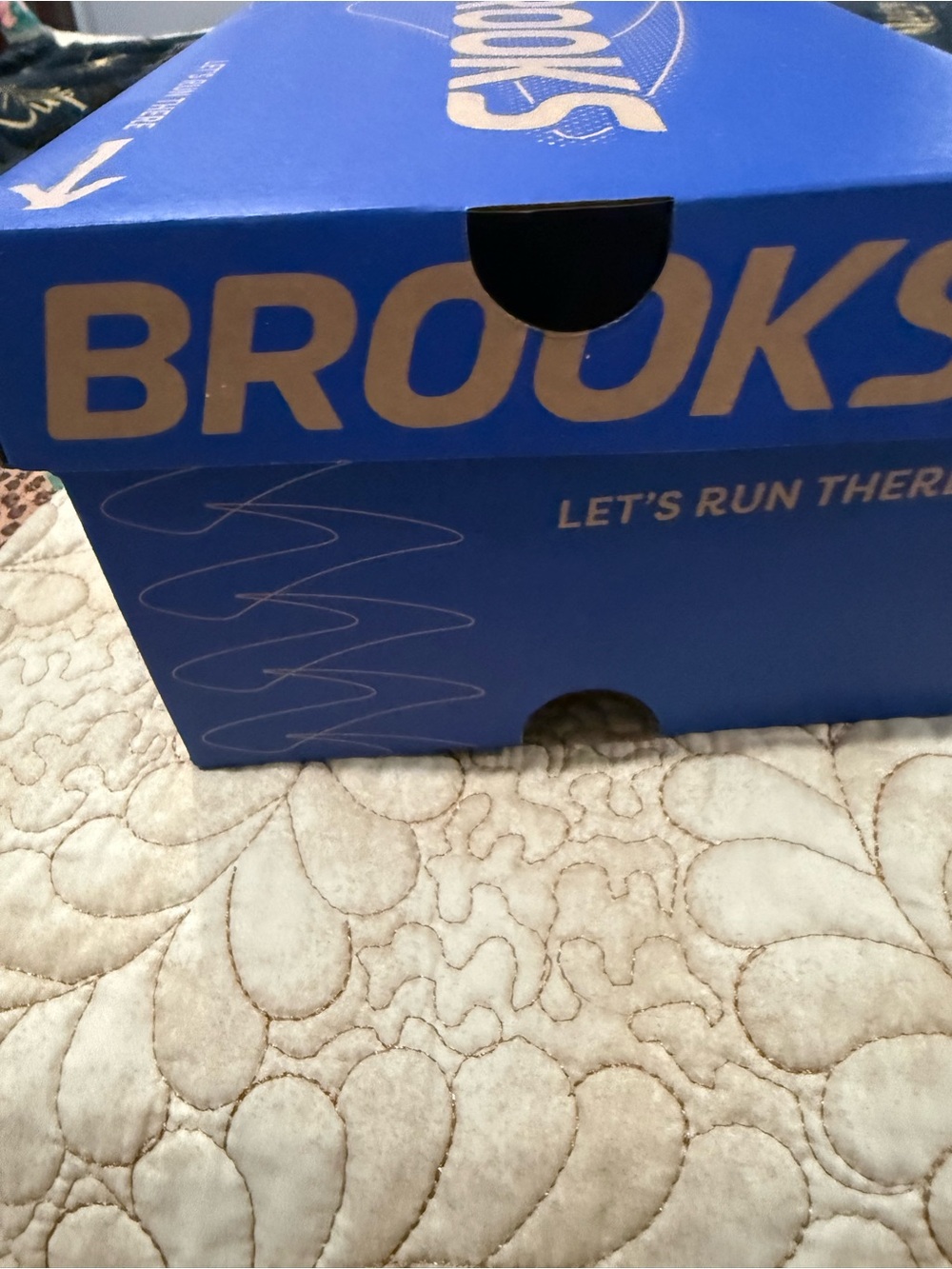 Brooks Women's Ghost 16 running sneakers almond peach/coconut/purple size 10 - Picture 3 of 15